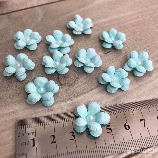 Бумажные цветы для скрапбукинга