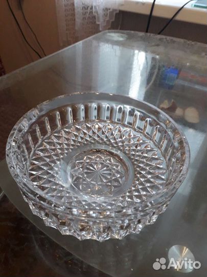 Ваза, салатник хрусталь СССР