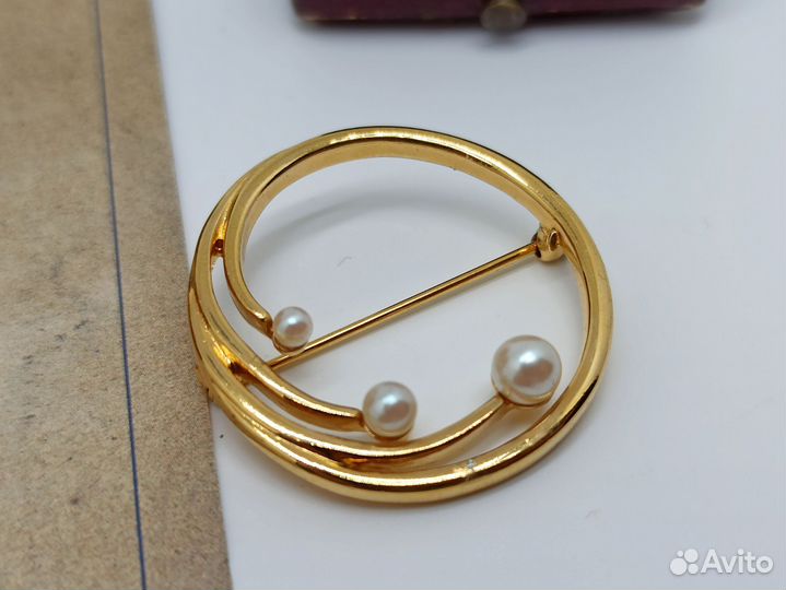 Винтажная брошь Monet - Бижутерия