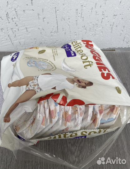 Подгузники-трусики Huggies elite soft 5