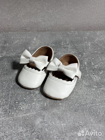 Нарядные пинетки туфли для девочки 10,5 см