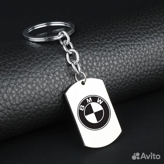 Брелок жетон для ключей с логотипом 