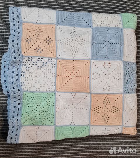 Вязанный плед