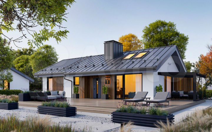 Дом 110 м² на участке 8,7 сот.