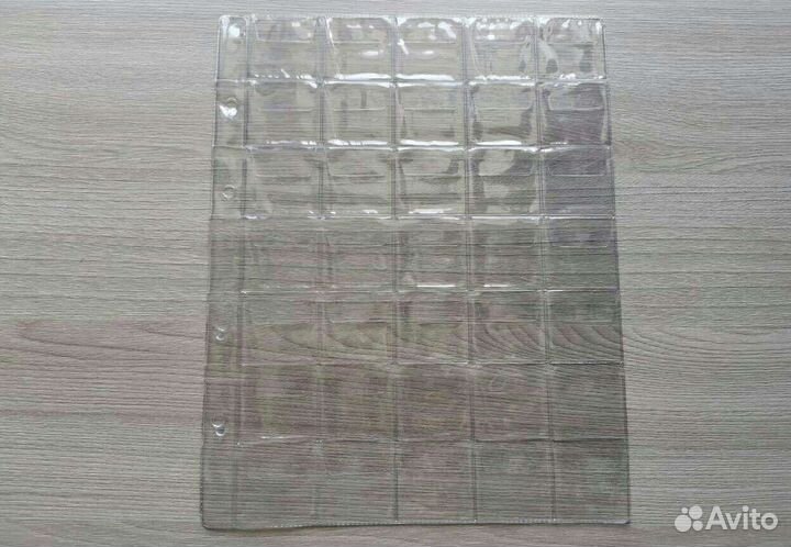 Листы для монет