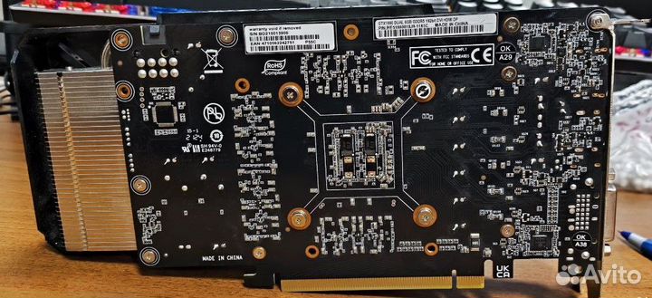 Видеокарта Gtx 1660 6gb Palit Dual