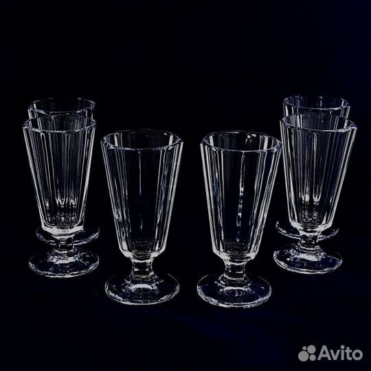 Хрустальные Рюмки граненые, лафитники 50 мл