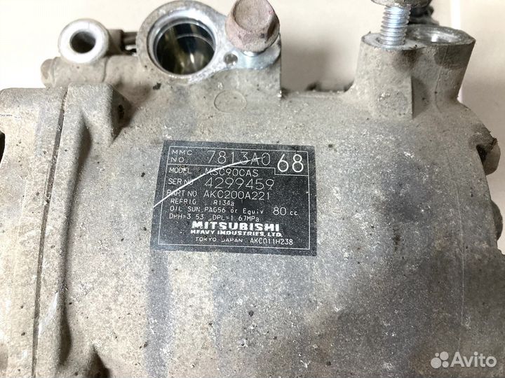 Компрессор кондиционера Mitsubishi 7813A068