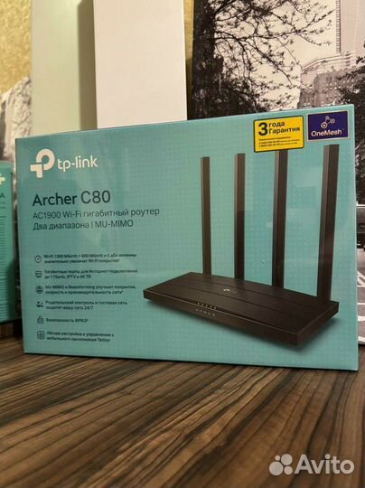 Wi-Fi роутер TP-Link Archer C80 AC1900