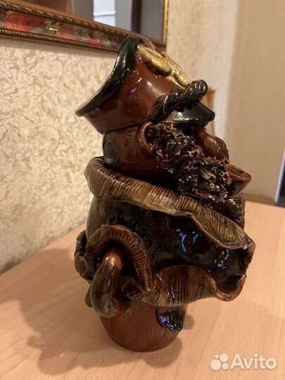 Статуэтка обливная керамика майолика, СССР