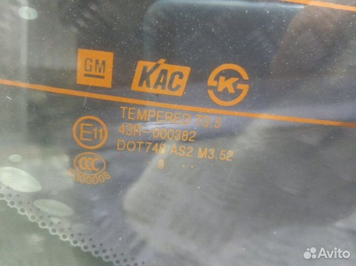 Стекло крышки багажника Chevrolet Lacetti J200