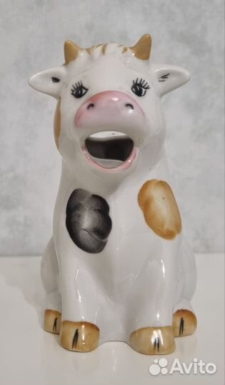 Молочник сливочник корова фарфор