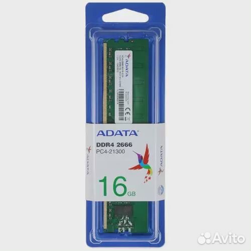 16Gb 2666 adata PC21300 (AD4U266616G19-SGN)