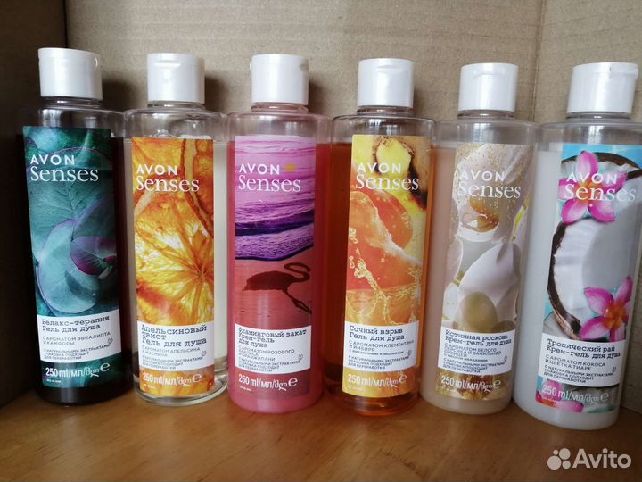 Гели для душа avon Senses