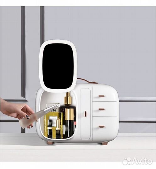 Органайзер для косметики и украшений с зеркалом