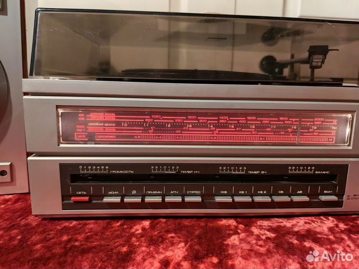 Радиола Кантата 205 стерео с родными колонками