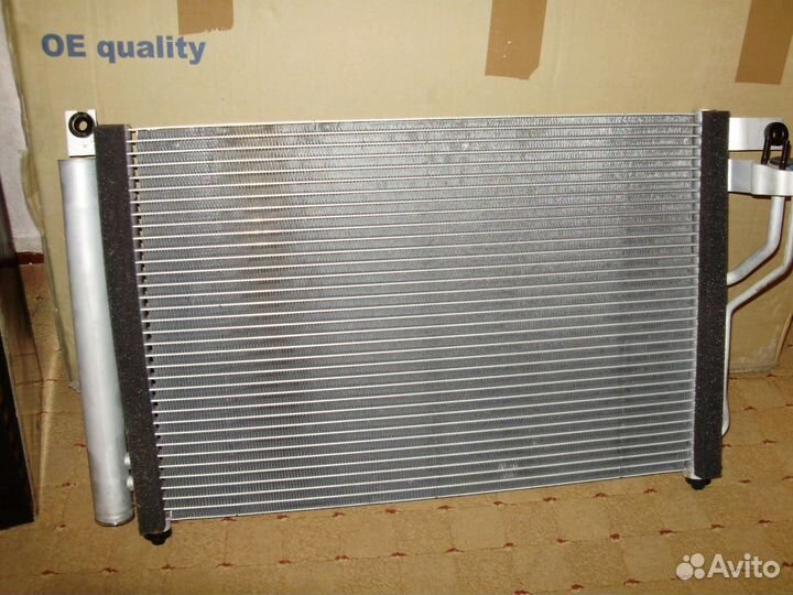 Радиатор кондиционера на Accent