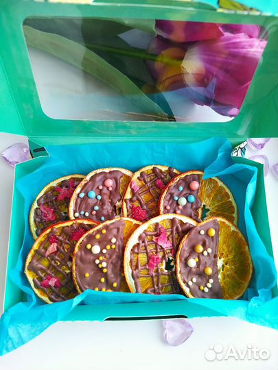 Апельсины в шоколаде съедобный подарок