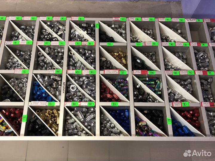 Колёсный крепеж, гайки для дисков