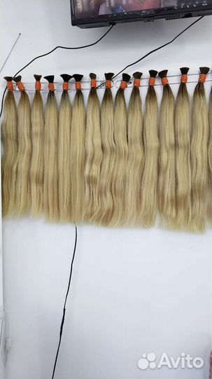 Волосы для наращивания срез