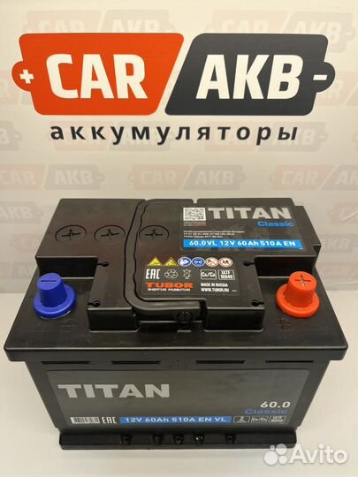 Аккумулятор Титан 60Ач