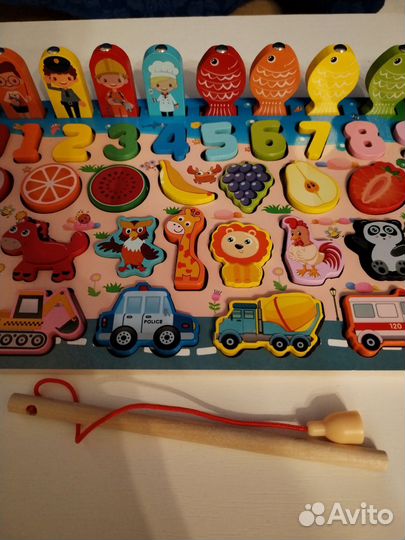 Сортер деревянный развивающий для малышей