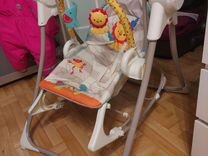 Fisher price переносное кресло качели друзья из тропического леса