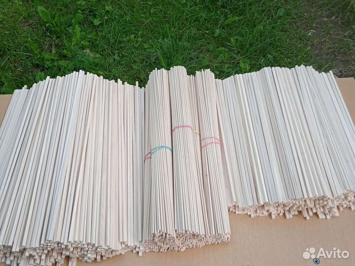 Палочки для сахарной ваты деревянные