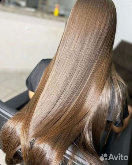 Волосы натуральные срез