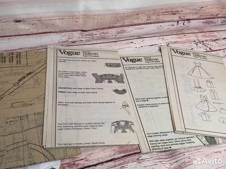 Barbie vogue вукройки винтаж для барби