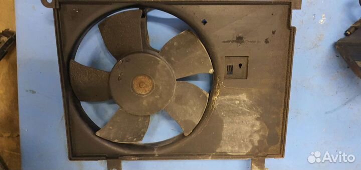Шевроле Ланос вентилятор радиатора