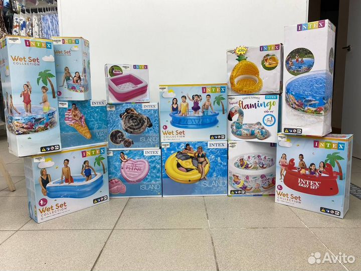 Бассейн надувной плотик матрас