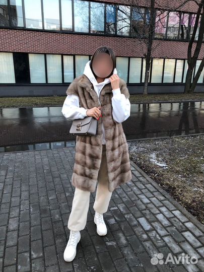 Норковая жилетка XS