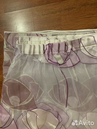 Дл кухни спальни вуаль тюль органза 2шт 140-240 см