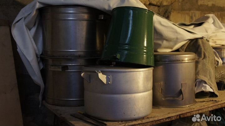 Кастрюли большие 20 литров Бидон