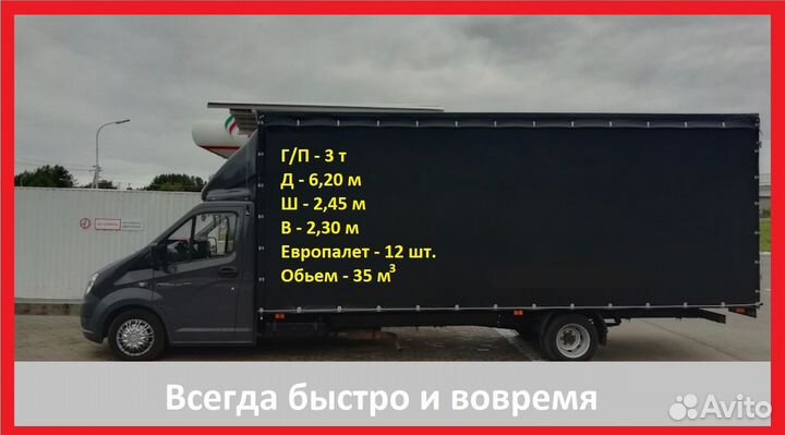 Грузоперевозки по мск, мо и межгород (от 100 кг)