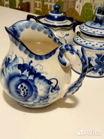 Гжель посуда