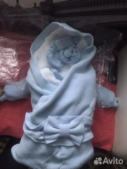 Конверт на выписку для мальчика зима