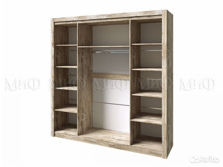 Шкаф Ривьера 4х створчатый