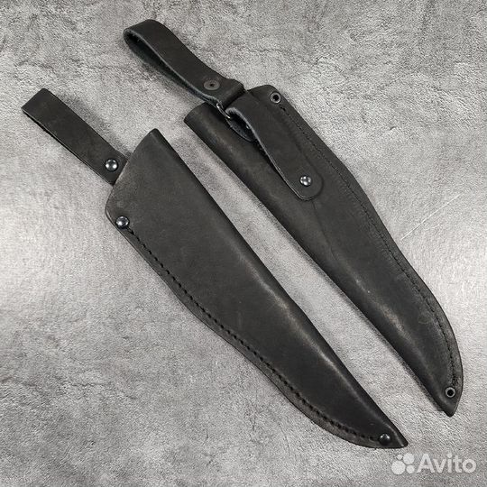 Чн-020 (чёрный) Чехол для ножа 23см кожа