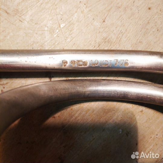 Тен водяной из нержавейки 1кВт