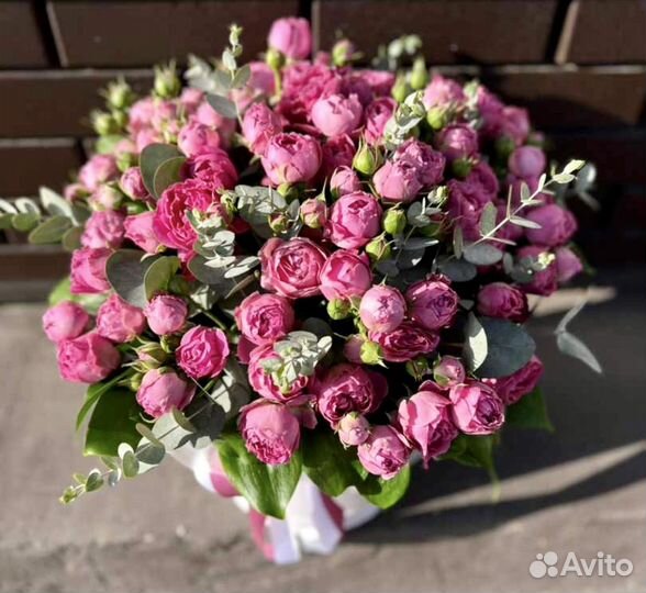 Пионовидные розы миссти баблз