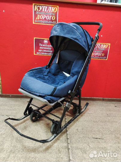 Детские санки коляска