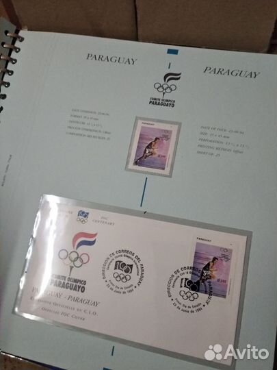 100 лет Нац Олимпийские Комитеты марки Коллекция