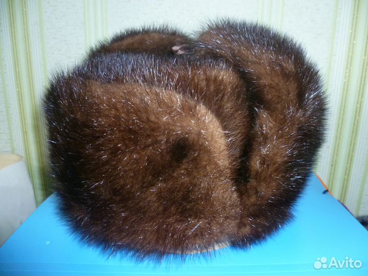 Норковая шапка ушанка