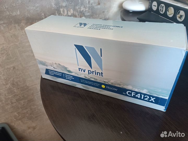 Картридж CF412X (Желтый) NV print