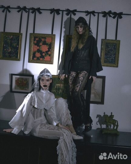 Кружевные брюки Nun