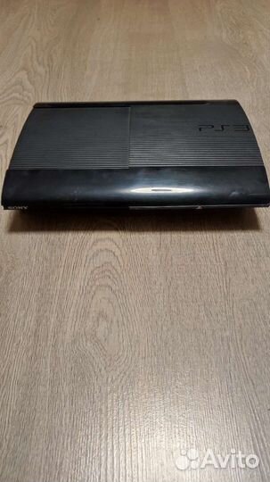 Sony ps3 super slim 500 2 геймпада 100+ игр