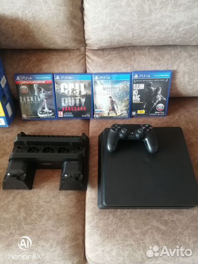 Sony playstation 4 slim 1tb с играми
