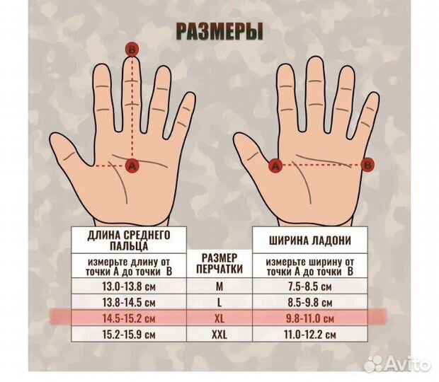 Перчатки тактические